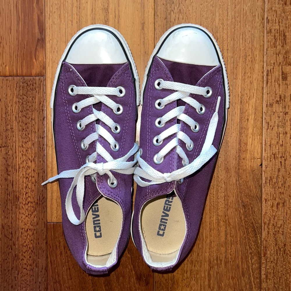 Purple low tops